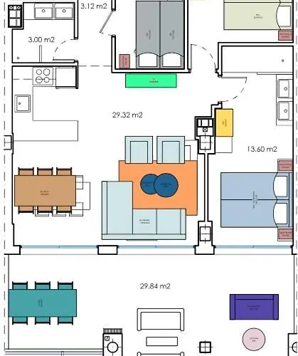 Ocean 2302 Met 3 Slaapkamers En Zeezicht شقة *